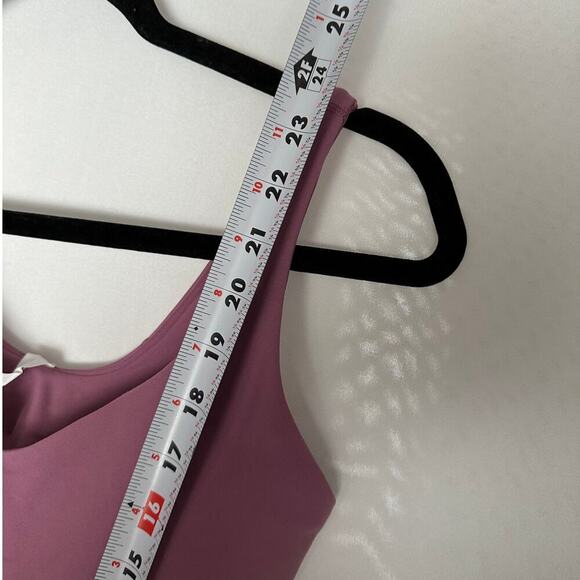 NWT Lululemon Align Sleeveless‎ Shelf Bra Thong V-Neck Bodysuit Size 4 - Purple - Picture 10 of 10